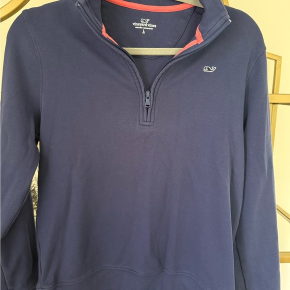 EUC Boys Vineyard Vines half zip Navy Pullover size l (16) - Picture 1 of 4